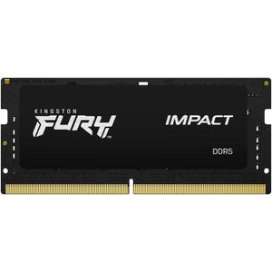 Kingston Fury Impact KF548S38IBK2-64, 64 GB (2 x 32 GB) 4800 MT,s DDR5 CL38 SODIMM laptopgeheugen voor gamers