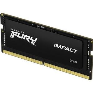 Kingston FURY Impact (1 x 16GB, 4800 MHz, DDR5 RAM, SO-DIMM), RAM, Zwart