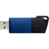 Kingston - 64GB DT Exodia M USB 3.2 Gen Zwart-Blaauw