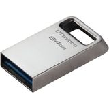 Kingston DataTraveler® Micro USB-stick 64 GB Zilver DTMC3G2/64GB USB 3.2 Gen 1