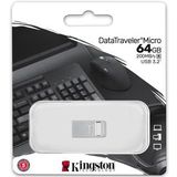 Kingston DataTraveler® Micro USB-stick 64 GB Zilver DTMC3G2/64GB USB 3.2 Gen 1