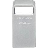 Kingston DataTraveler® Micro USB-stick 64 GB Zilver DTMC3G2/64GB USB 3.2 Gen 1