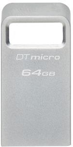 Kingston DataTraveler® Micro USB-stick 64 GB Zilver DTMC3G2/64GB USB 3.2 Gen 1