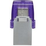 Kingston DataTraveler USB-stick - 64 GB - USB-A en USB-C - Zwart