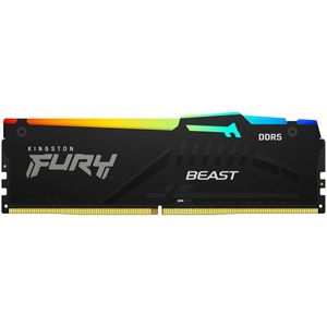 Kingston Fury Beast DDR5 RGB 32GB 5200MT/s DDR5 CL40 DIMM Desktop Gaming Geheugen Enkele Module - KF552C40BBA-32
