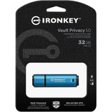 IronKey Vault Privacy 50 - secure USB flash drive 32 GB - Blauw