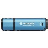 Kingston Technology IronKey Vault Privacy 50 USB flash drive USB Type-A 3.2 Gen 1 (3.1 Gen 1) Zwart, Blauw
