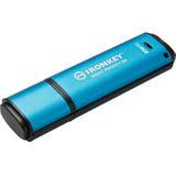 IronKey Vault Privacy 50 - Secure USB Flash Drive - 256 GB - Blauw