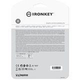 IronKey Vault Privacy 50 - Secure USB Flash Drive - 256 GB - Blauw