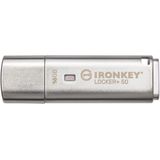 Kingston IronKey Locker+ 50 USB Flash Drive XTS-AES gecodeerd voor gegevensbescherming met automatische USBtoCloud back-up-IKLP50/16GB