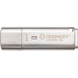 Kingston IronKey Locker+ 50 x XTS-AES versleutelde USB-sticks voor gegevensbescherming met USBtoCloud IKLP50/64 GB automatische back-up