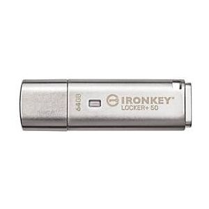 Kingston 64GB USB 3.2 IronKey Locker+ 50 AES USB (IKLP50/64GB)