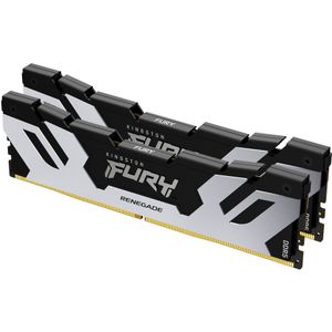 Kingston Fury Renegade KF564C32RSK2-32 DDR5 CL32 DIMM-geheugen, 32 GB, zilver, 2 stuks