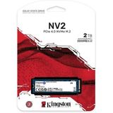 Kingston NV2 - SSD SNV2S/2000G - 2 TB - intern - M.2 2280 - PCIe 4.0 x4 (NVMe)