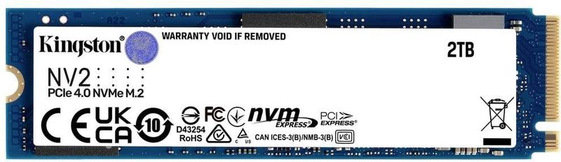 Kingston Technology 2000G NV2 M.2 2280 PCIe 4.0 NVMe SSD