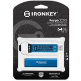 Kingston IKKP200 - 64GB - USB 3.2 - Blauw