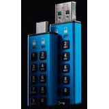 Kingston IronKey Keypad 200 USB Stick 32GB Blauw