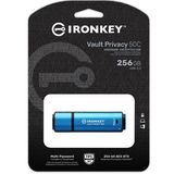 Kingston - IronKey Vault Privacy 50 - USB-stick - 256 GB - Beveiliging met AES 256-bits Encryptie