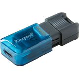 Kingston USB Stick - 256 GB - USB-C - Blauw