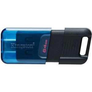 Kingston USB Stick - 64GB - DT80M - Blue Black