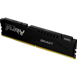 Kingston Fury Beast DDR5 16 GB 6000 MT/s DDR5 CL36 DIMM geheugen voor PC Gamer Single Module - KF560C36BBE-16