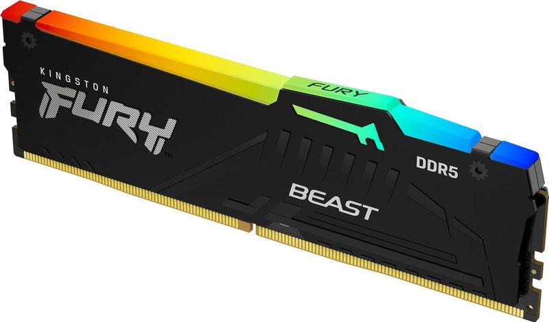 Kingston RAM geheugen FURY BEAST KF556BBEA 16 16GB DDR5 DIMM 5600MHz 1 x 16 GB RGB