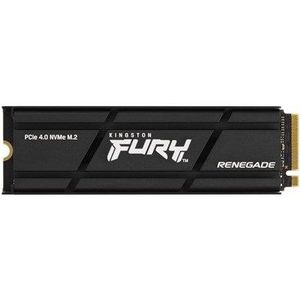 Kingston FURY Renegade 2000G PCIe 4.0 NVMe SSD W/warmteafvoerradiator voor gamers, pc-liefhebbers en gevorderde gebruikers SFYRDK/2000G