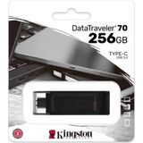 Kingston DataTraveler 70 DT70/256 GB USB-stick USB-C zwart