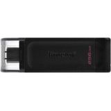 Kingston DataTraveler 70 DT70/256 GB USB-stick USB-C zwart