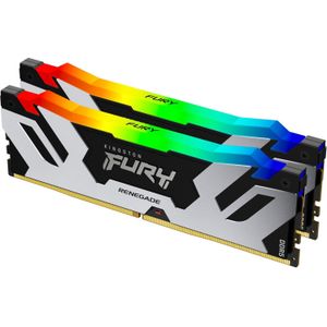 Kingston Fury Renegade KF572C38RSAK2-32 DDR5 CL38 DIMM werkgeheugen voor gamer-pc, 2 stuks