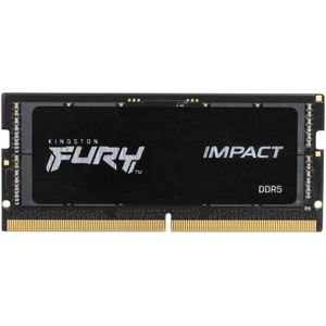 Kingston FURY Impact (1 x 32GB, 5600 MHz, DDR5 RAM, SO-DIMM), RAM, Zwart