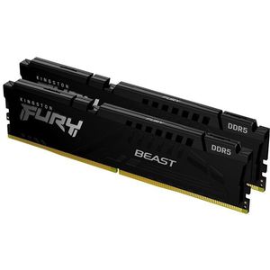 Kingston - RAM-geheugen - FURY BEAST - KF560C36BBEK2-64 - 64GB - DDR5 - DIMM - 6000MHz - 2 x 32 GB