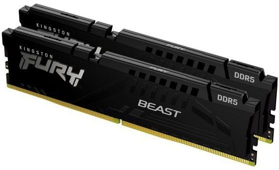 Kingston - RAM-geheugen - FURY BEAST - KF560C36BBEK2-64 - 64GB - DDR5 - DIMM - 6000MHz - 2 x 32 GB