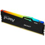 Kingston FURY Beast DDR5 RGB EXPO 32GB 5200MT/s DDR5 CL36 DIMM gaming geheugen voor vaste computer enkele module - KF552C36BBEA-32