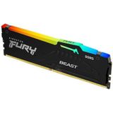 Kingston Fury Beast DDR5 RGB Expo 8GB 5200MT/s DDR5 CL36 DIMM Desktop Gaming Geheugen Enkele Module - KF552C36BBEA-8