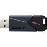 Kingston DataTraveler Exodia Onyx USB Flash Drive 3.2 Gen 1 DTXON/256GB- USB-stick met elegante intrekbare dop