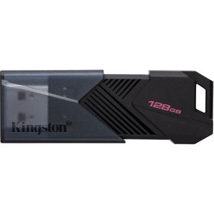 Kingston DataTraveler Exodia Onyx DTXON/128GB Flash Drive 3.2 Gen 1 - met slanke bewegende dop