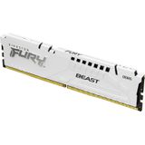 Kingston FURY Beast White EXPO 32GB 6000MT/s DDR5 CL36 DIMM Desktop Gaming Memory Enkele Module - KF560C36BWE-32