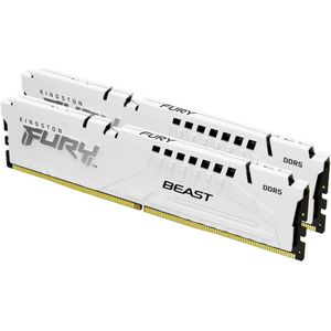 Kingston FURY Beast Weiß EXPO 64GB 5600MT/s DDR5 CL36 DIMM Desktop Gaming Speicher Kit mit 2 - KF556C36BWEK2-64