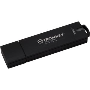Kingston Technology IronKey 256GB D500S FIPS 140-3 niveau 3 (aangevraagd) AES-256