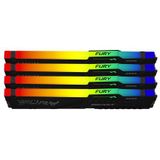 Kingston Technology FURY Beast RGB geheugenmodule 4 x 32 GB 5600 MT/s