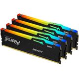 Kingston Technology FURY Beast RGB geheugenmodule 4 x 16 GB 6000 MT/s