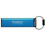 Kingston Technology IronKey Keypad 200 USB flash drive USB Type-C 3.2 Gen 1 (3.1 Gen 1) Blauw