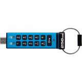 Kingston IronKey Keypad 200C Drive flash Type-C USB--stick met hardwareversleuteling FIPS 140-3 niveau 3 (aangevraagd) met XTS-AES 256-bits hardwareversleuteling- IKKP200C/256GB