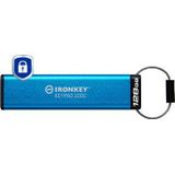 Kingston Technology IronKey Keypad 200 USB flash drive USB Type-C 3.2 Gen 1 (3.1 Gen 1) Blauw