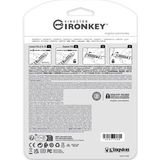 Kingston Technology IronKey Keypad 200 USB flash drive USB Type-C 3.2 Gen 1 (3.1 Gen 1) Blauw