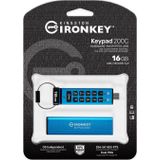 Kingston Technology IronKey 16GB USB-C Keypad 200C, FIPS 140-3 Lvl 3 (aangevraagd) AES-256