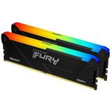 Kingston Technology FURY Beast RGB geheugenmodule 2 x 16 GB 3600 MT/s