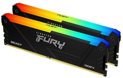 Kingston Technology FURY Beast RGB geheugenmodule 2 x 16 GB 3600 MT/s