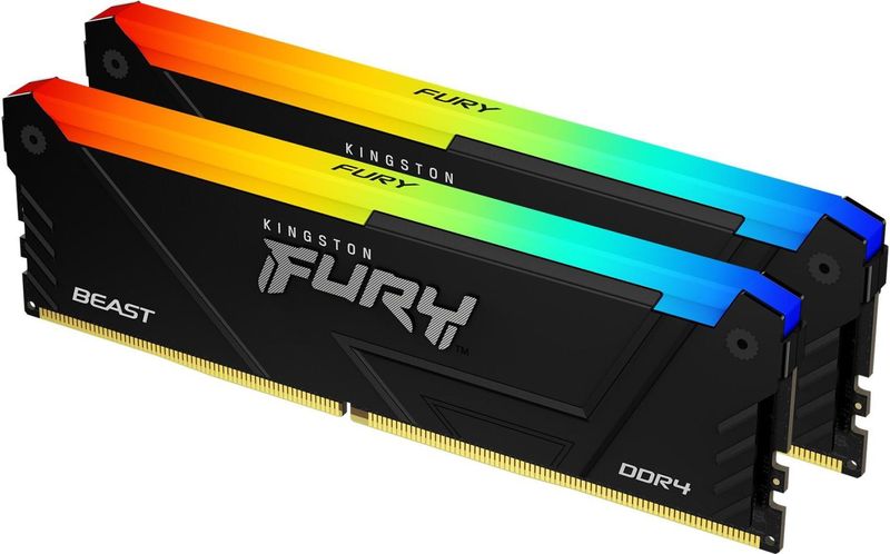 Kingston FURY Beast KF436C17BB2AK2/16 DDR4 CL17 DIMM computergeheugen 16 GB 3600 MT/s (2 stuks)